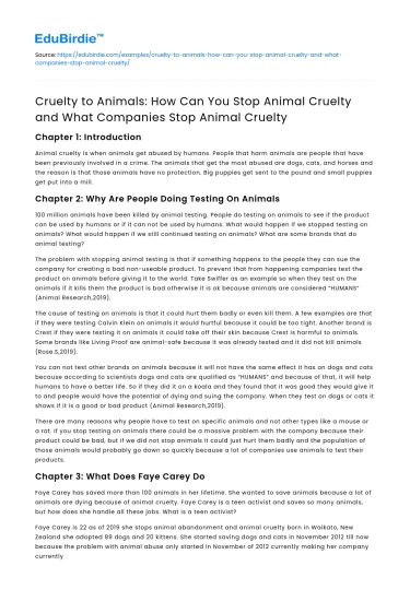 How to Stop Animal Abuse and What Companies Stop Animal Cruelty