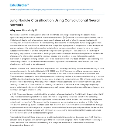 Lung Nodule Detection with CNNs