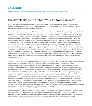 Strategies to Safeguard Your Computer