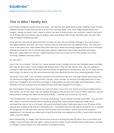 The Authentic Self: A Journey Within