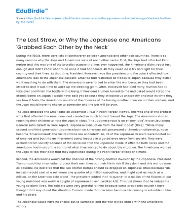 Rising Frictions: Japanese-American Conflicts in Perspective