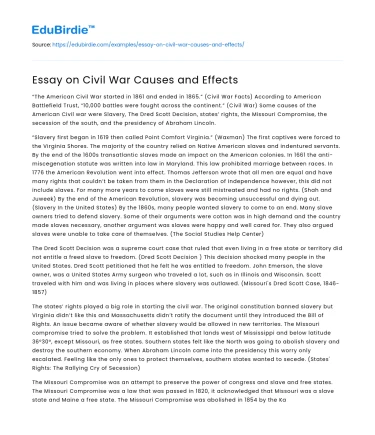 The Roots and Impacts of Civil Wars