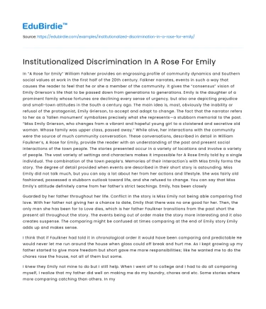 Systemic Bias in Faulkner’s Southern Narrative