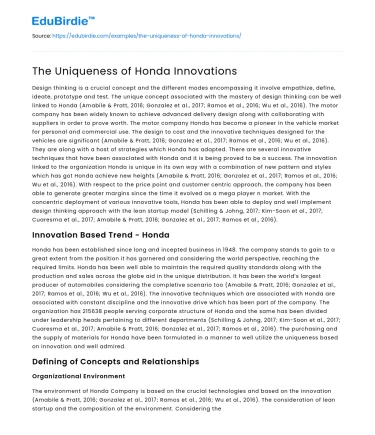 Honda’s Revolutionary Approach to Innovation