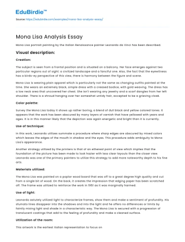 The Enigmatic Smile: Analyzing the Mona Lisa