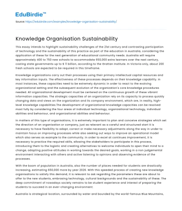 Longevity in Knowledge Organisation Systems