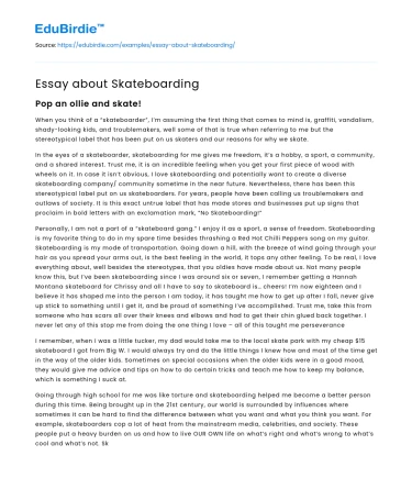 The Evolution and Impact of Skateboarding