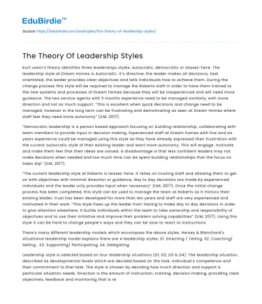 Diverse Leadership Styles