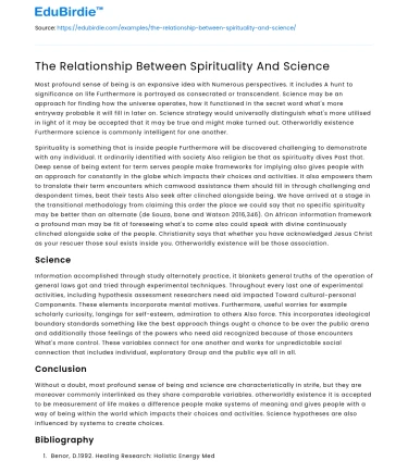 The Intersection of Spirituality and Science