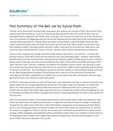 The Bell Jar: A Plot Analysis