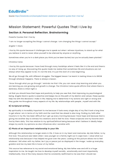 Guiding Principles: Quotes That Shape My Life