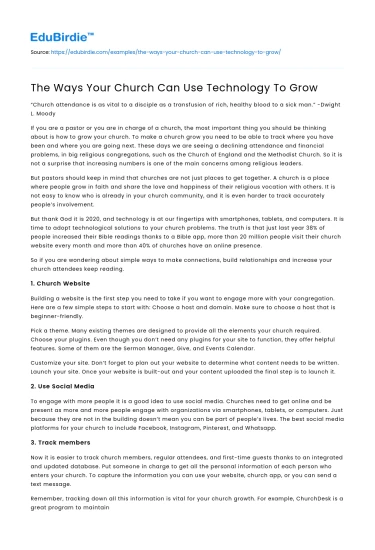 The Ways Your Church Can Use Technology To Grow