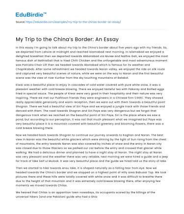 China’s Frontier: A Borderland Journey