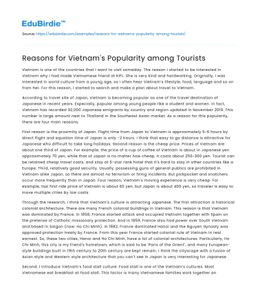 Exploring Vietnam: A Tourist’s Paradise