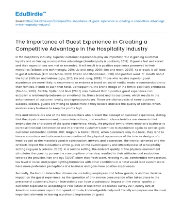 Guest Experience: Key to Hospitality Industry Success