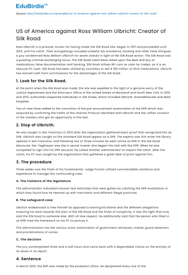 The Legal Battle Against Silk Road’s Founder