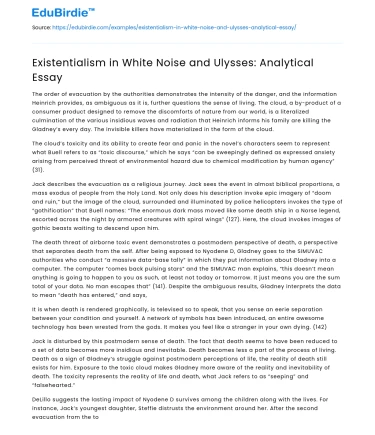 Existentialism in White Noise and Ulysses: Analytical Essay