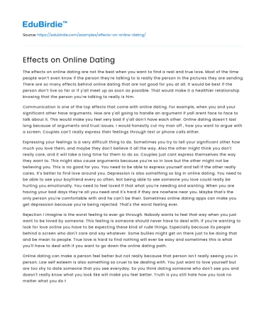 Digital Courtship on Modern Relationships