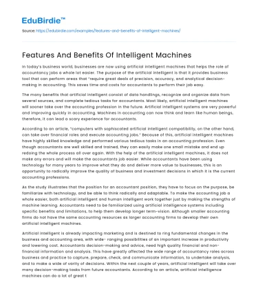 The Impact of Intelligent Machines