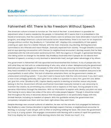 The Indispensable Link Between Speech and Freedom
