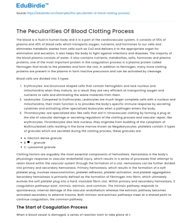 The Intricacies Of Hemostatic Mechanisms