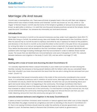 Dynamics of Matrimonial Bonds: Challenges and Resolutions