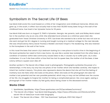 Symbolism In The Secret Life Of Bees