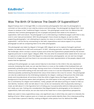 Was The Birth Of Science The Death Of Superstition?
