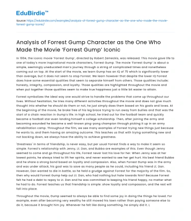 Forrest Gump: Character Analysis of the Icon Who Made the Movie Legendary