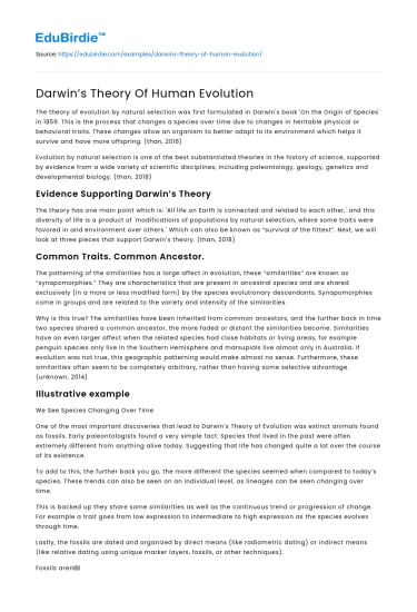 The Depths of Darwinian Evolution