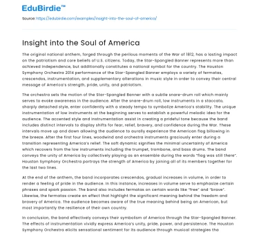 Insight into the Soul of America