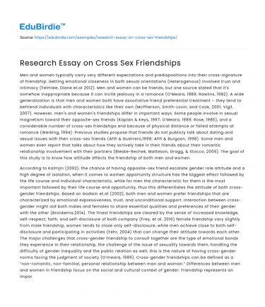 The Dynamics of Cross-Sex Friendships: A Complex Interplay