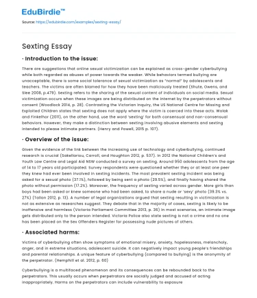 Sexting Essay