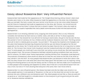 Roseanne Barr: A Pioneering Influence in Comedy and Television