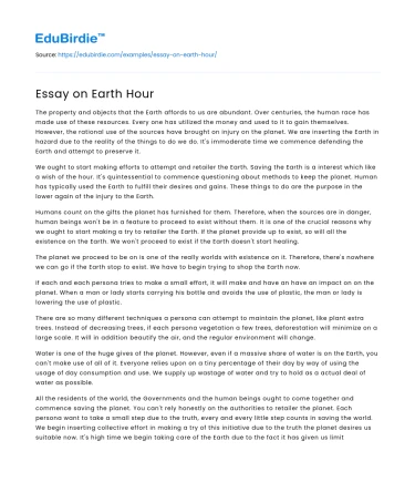 The Significance of Earth Hour: A Global Initiative