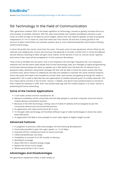 Revolutionizing Communication: The Impact of 5G Technology