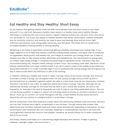 Nourishing Choices for a Healthier Life