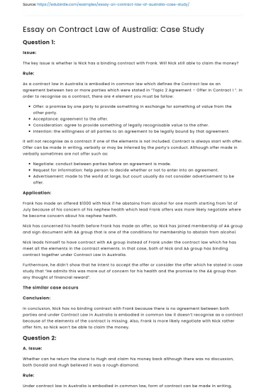 The Dimensions of Australian Contract Law
