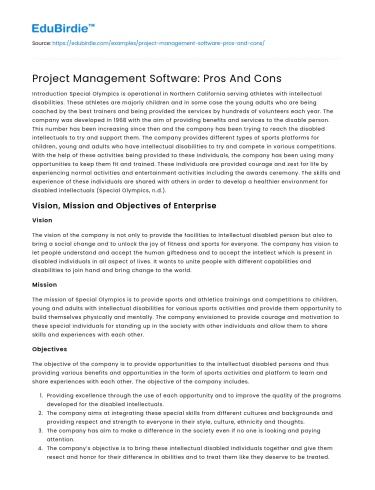 Project Management Software: Pros And Cons